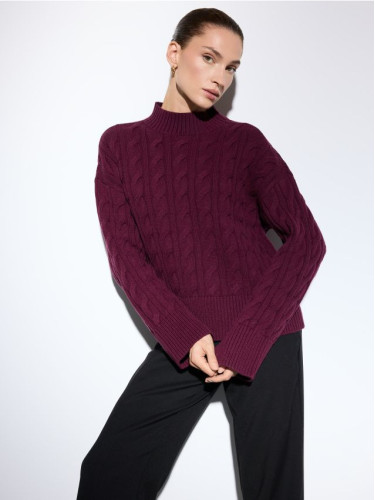 Mohito - Пуловер със съдържание на вълна - кларет