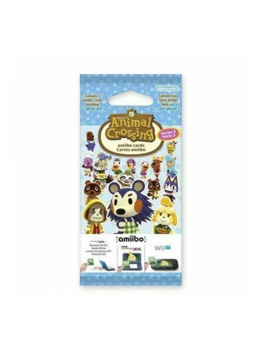 Интерактивна Играчка Nintendo Animal Crossing amiibo Cards Triple Pack - Series 3 Pack 3 Части