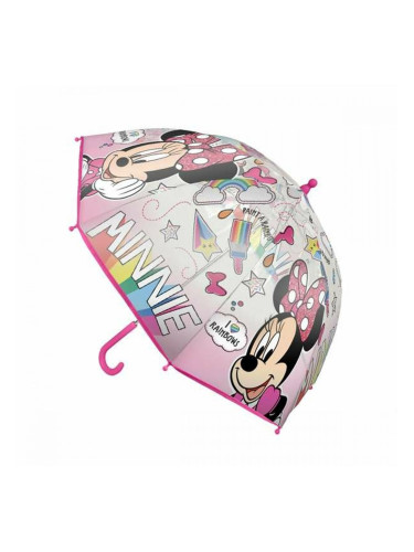 Чадър Minnie Mouse Розов Метал PoE