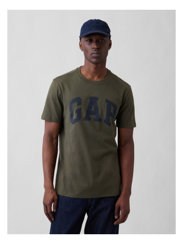Тениска с къс ръкав и лого на GAP