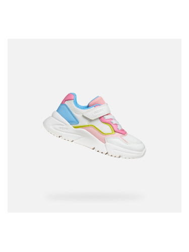 Бели момичешки маратонки Geox Loftus