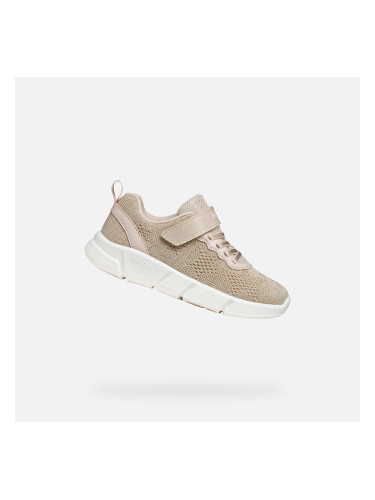 Бежови детски маратонки Geox Aril