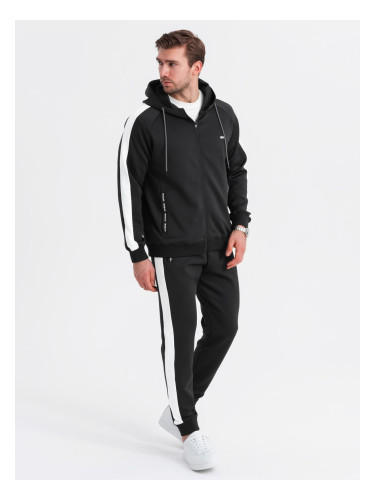 Мъжки анцуг с цип и спортни панталони