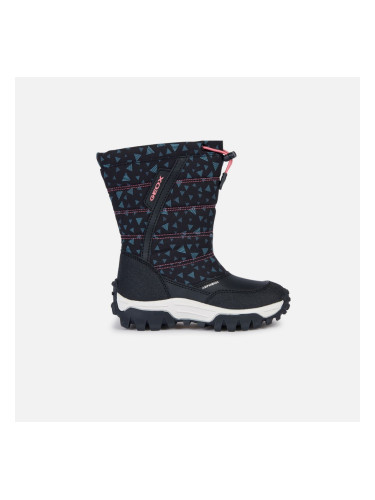 Черни зимни ботуши Geox Himalaya за момичета