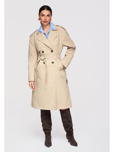 Дамско дълго вълнено палто LARICA