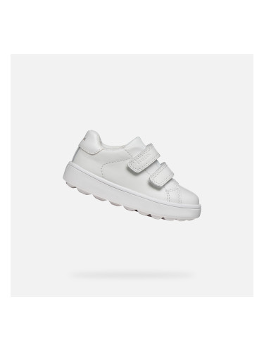 Бели кецове за момчета Geox Minicub