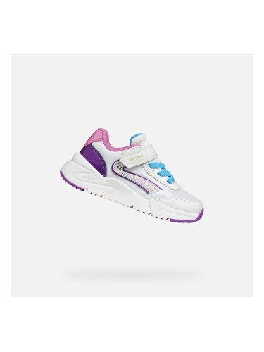 Бели момичешки маратонки Geox Loftus