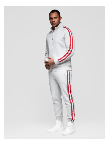 Мъжки комплект суитшърт и спортни панталони с омбре принт