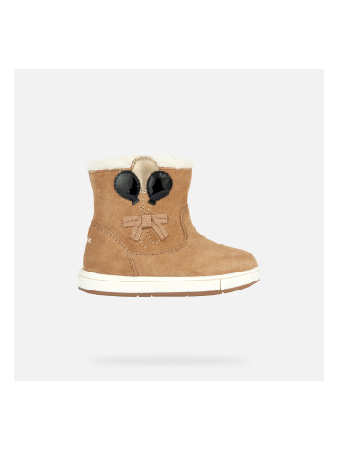 Light Brown Girls' Ankle Boots Geox Trottola - Girls