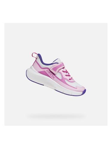Pink Girls Sneakers Geox Pro-Ran - Girls