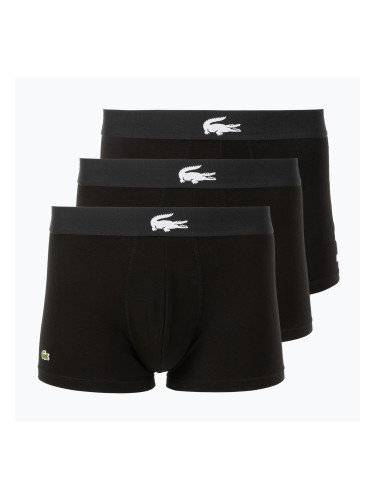 Мъжки боксерки Lacoste 5H1291 3 чифта black/white/black/black
