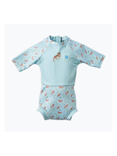 Детски гащеризон UPF 50+ Splash About Happy Nappy playful otters