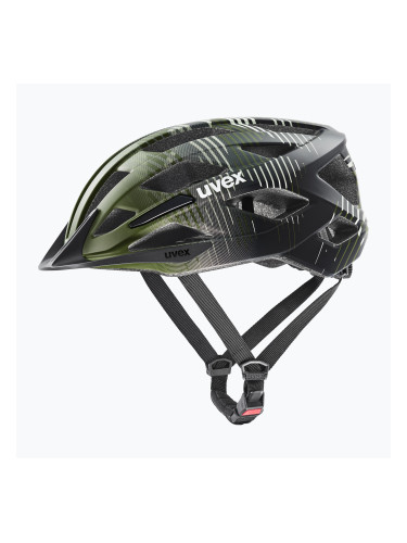 Детска велосипедна каска UVEX Air Wing 2 CC dark olive/black matt