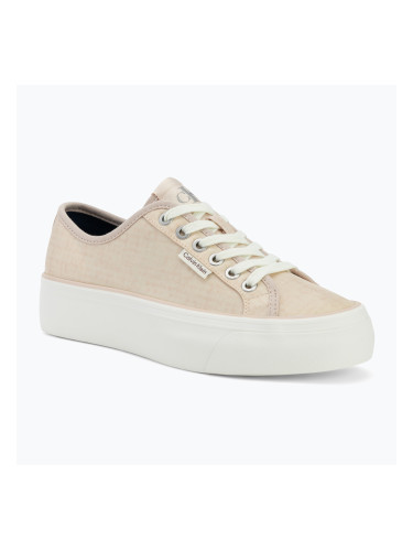 Дамски обувки Calvin Klein HW0HW02970 Vulc Flatf Laceup Ripst whisper pink/key largo
