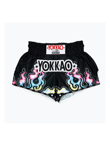 Мъжки шорти за тренировка YOKKAO Flames CarbonFit black