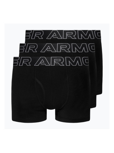 Мъжки бикини Under Armour Perf Cotton 3 бр. black