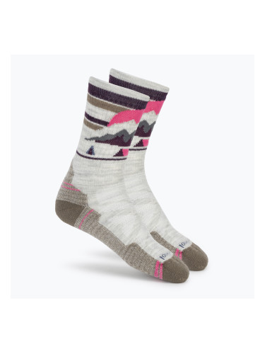 Дамски чорапи Smartwool Hike Light Cushion New Pattern Crew ash