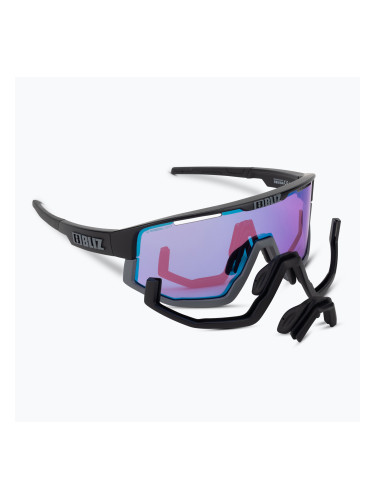 Очила за колоездене Bliz Fusion Nano Optics Nordic Light S2 matt black/begonia/violet blue multi