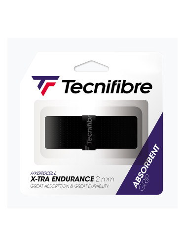 Тенисна лента за ракета Tecnifibre X-Tra Endurance black