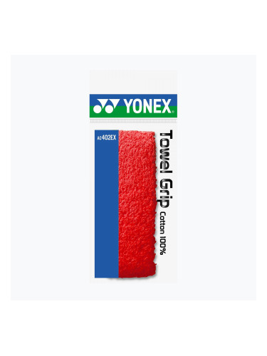 Обвивка за ракети за бадминтон YONEX AC 402 Frotte Griffband red