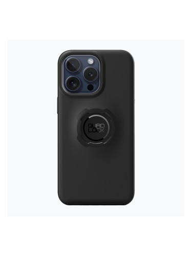 Quad Lock Оригинален калъф за телефон iPhone 15 Pro Max черен
