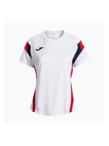 Дамска тениска за тенис Joma Montreal white / red