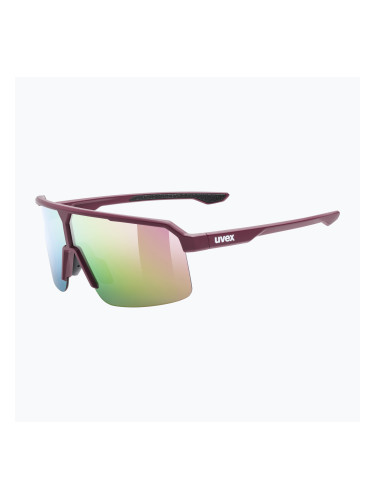 Слънчеви очила UVEX Ramp burgundy matt/mirror rose