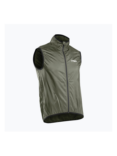 Мъжка велосипедна жилетка Northwave Vortex 2 в горско зелено