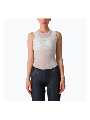 Дамска колоездачна тениска Castelli Pro Mesh Sleeveless white