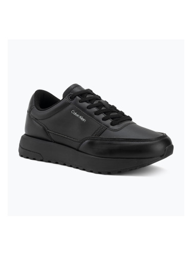 Мъжки обувки Calvin Klein HM0HM02146 City Runner Laceup Leather triple black
