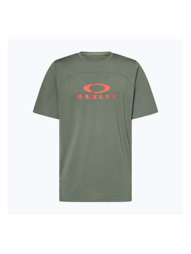 Мъжка тениска за колоездене Oakley Free Ride RC aviator green