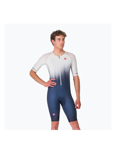 Мъжки костюм за колоездене Castelli Core Tri belgian blue/white