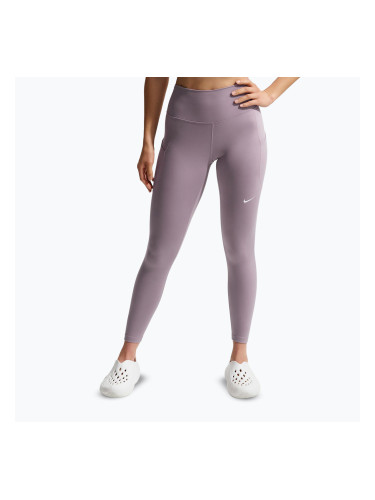 Дамски клин за тренировка Nike One High-Waisted 7/8 light violet ore/white