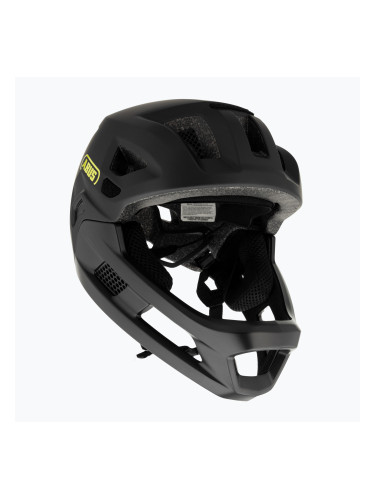 Детска велосипедна каска ABUS Youdrop FF кадифено черна