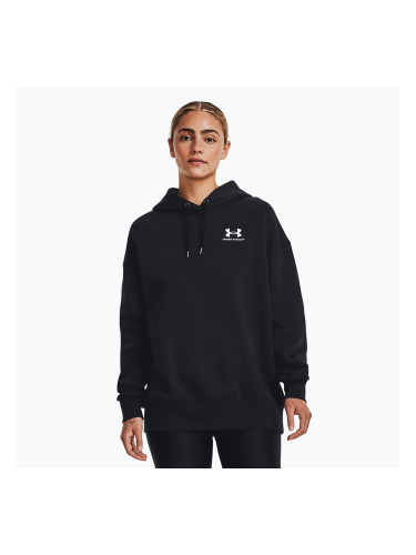 Under Armour Icon Fleece Hoodie black/white - дамски