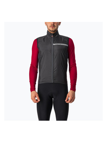 Мъжка велосипедна жилетка Castelli Squadra Stretch light black/dark grey