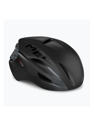 Велосипедна каска MET Manta MIPS черна матова гланцова