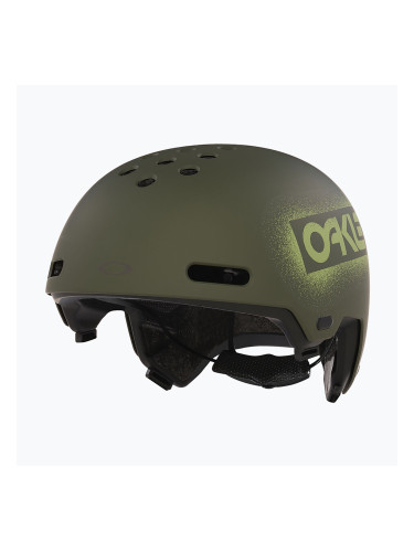 Каска Oakley Street1 EU matte dark brush stencil