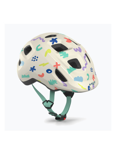 Детска велосипедна каска MET Hooray icons matt