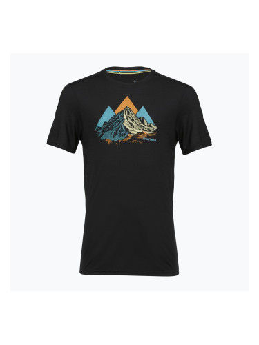 Мъжка тениска Smartwool Peak Bagger Active SS Graphic Tee black