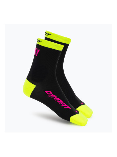Чорапи DYNAFIT Trail Mid black out ultra yellow/5A30