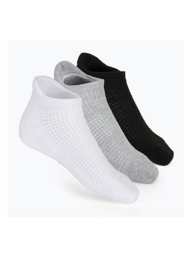 Мъжки чорапи SKECHERS Extended Terry Low Cut 3 чифта white/black