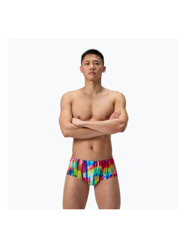 Мъжки боксерки за плуване Speedo Printed 13.5 cm Brief prismatic paradise/ruby