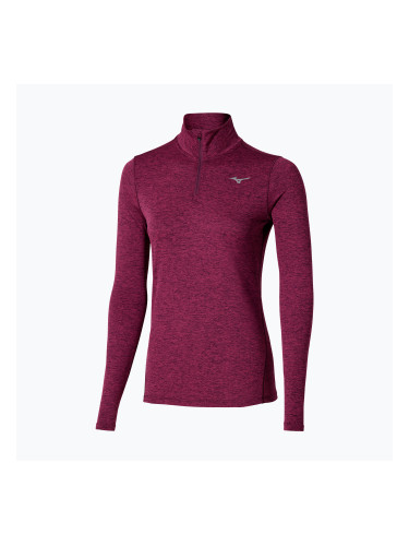 Дамски суитшърт за бягане Mizuno Core Impulse Half Zip Tee тъмно лилаво
