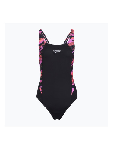 Дамски цял бански костюм Speedo HyperBoom Splice Muscleback neon violet
