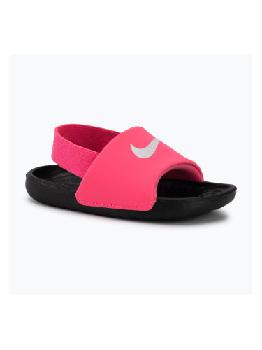 Детски чехли Nike Kawa digital pink/black/white