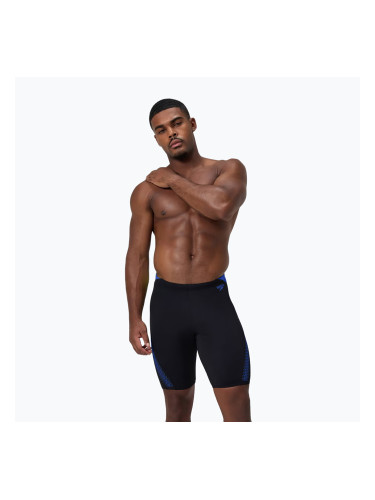 Мъжки плувни шорти тип клин Speedo Hyper Boom Splice black/cobalt pop