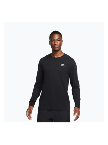 Мъжка блуза с дълъг ръкав Nike Sportswear Club black/white