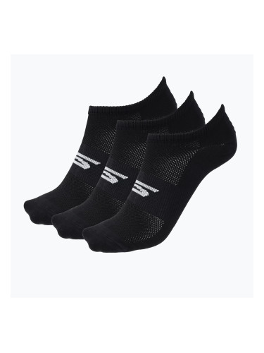 Мъжки чорапи SKECHERS Microfiber Non Terry No Show 3 чифта black/white