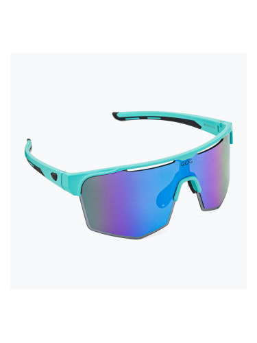 Очила за колоездене GOG Athena матов тюркоаз / черно / полихроматично бяло-синьо E508-2